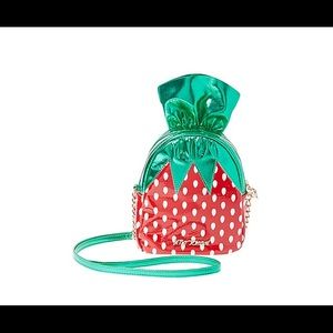 Betsey Johnson Strawberry Candy Crossbody Purse